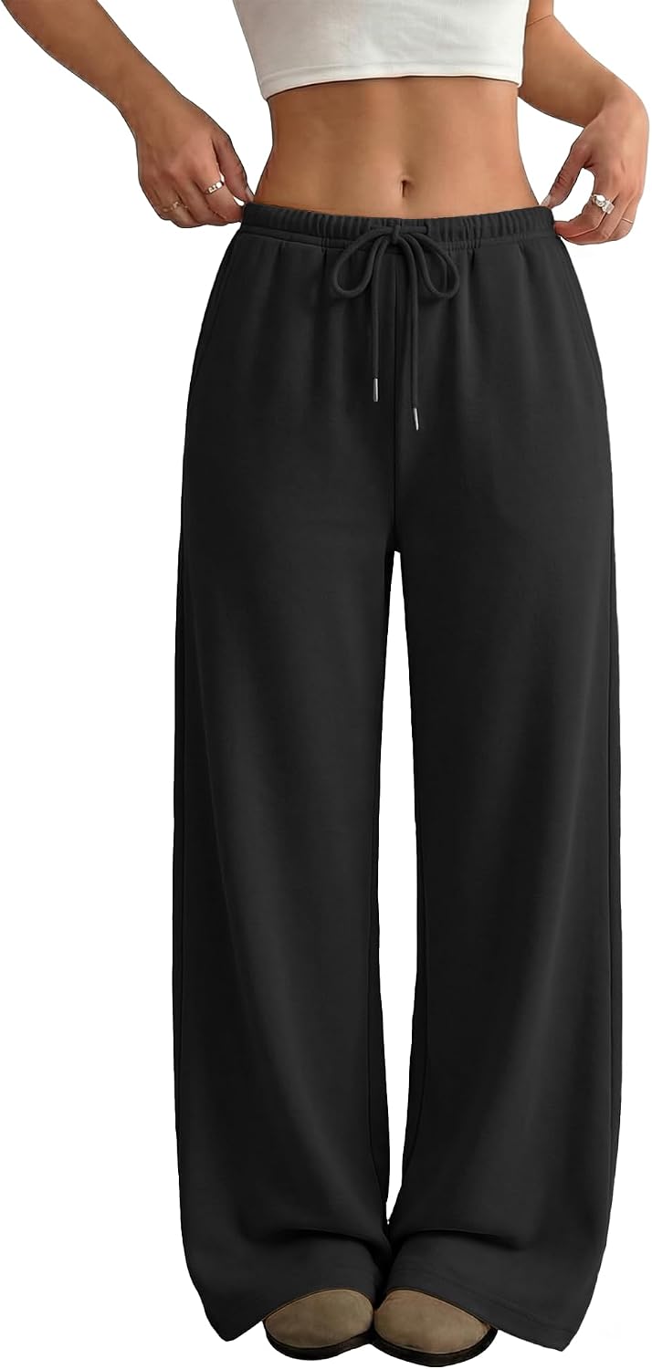 JEKAOYI Wide Leg Sweatpants for Women High Waisted Baggy image 1