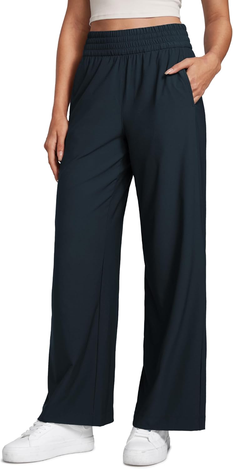 CRZ YOGA Drapey Wide Leg Casual Pants 28"/30" image 1